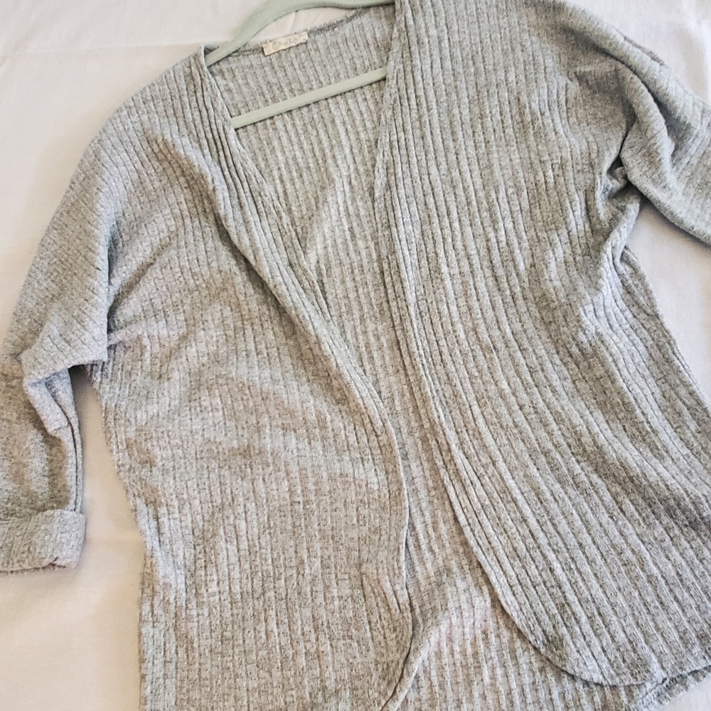 Olivia Rae Heather Grey Cardigan